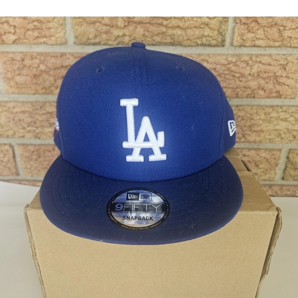 New Era 9FIFTY Basic Snapback Hat Cap MLB Los Angeles LA Dodgers Blue Men USA
